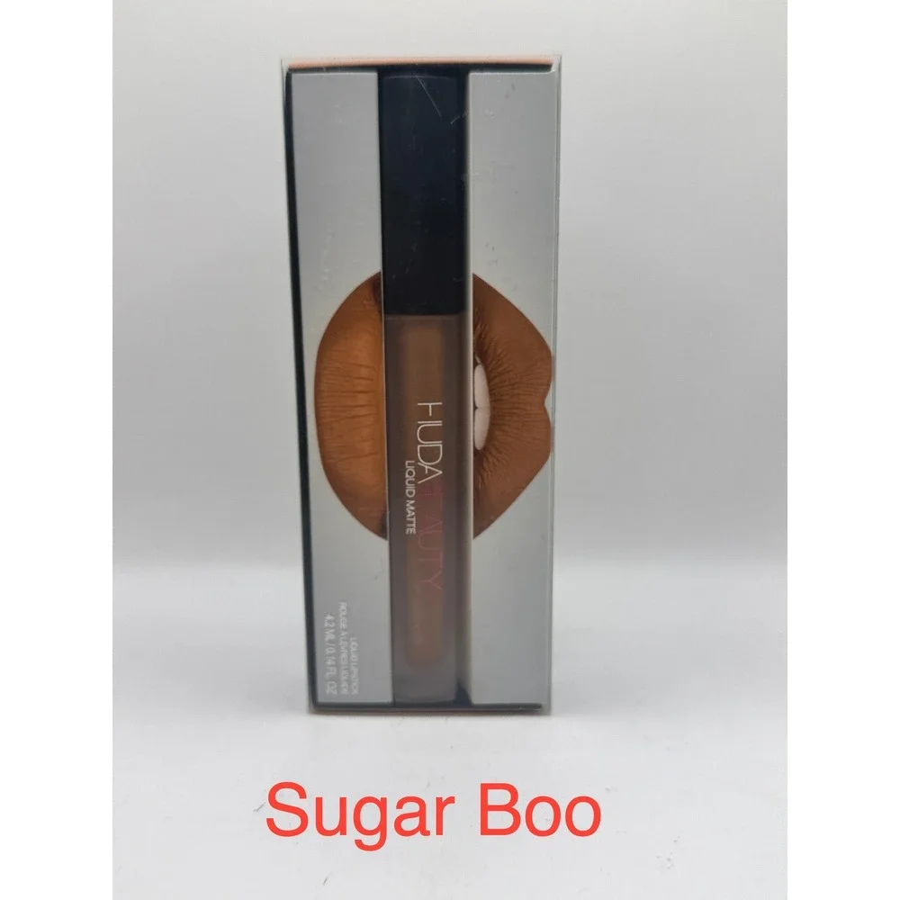 Huda Beauty Liquid Matte Lipstick Sugar Boo NEW